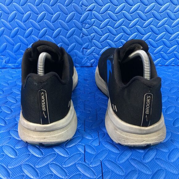 Brooks Launch 8 Mens Size 9D Black Blue Running Walking Athletic Sneakers Shoes - Picture 4 of 12
